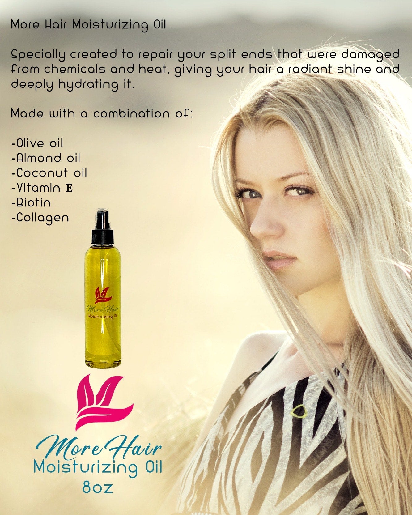 More Hair Organic Moisturizing Oil