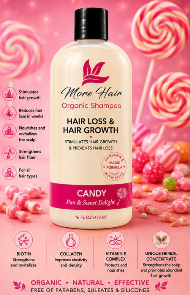 More Hair Organic Shampoo - Candy
